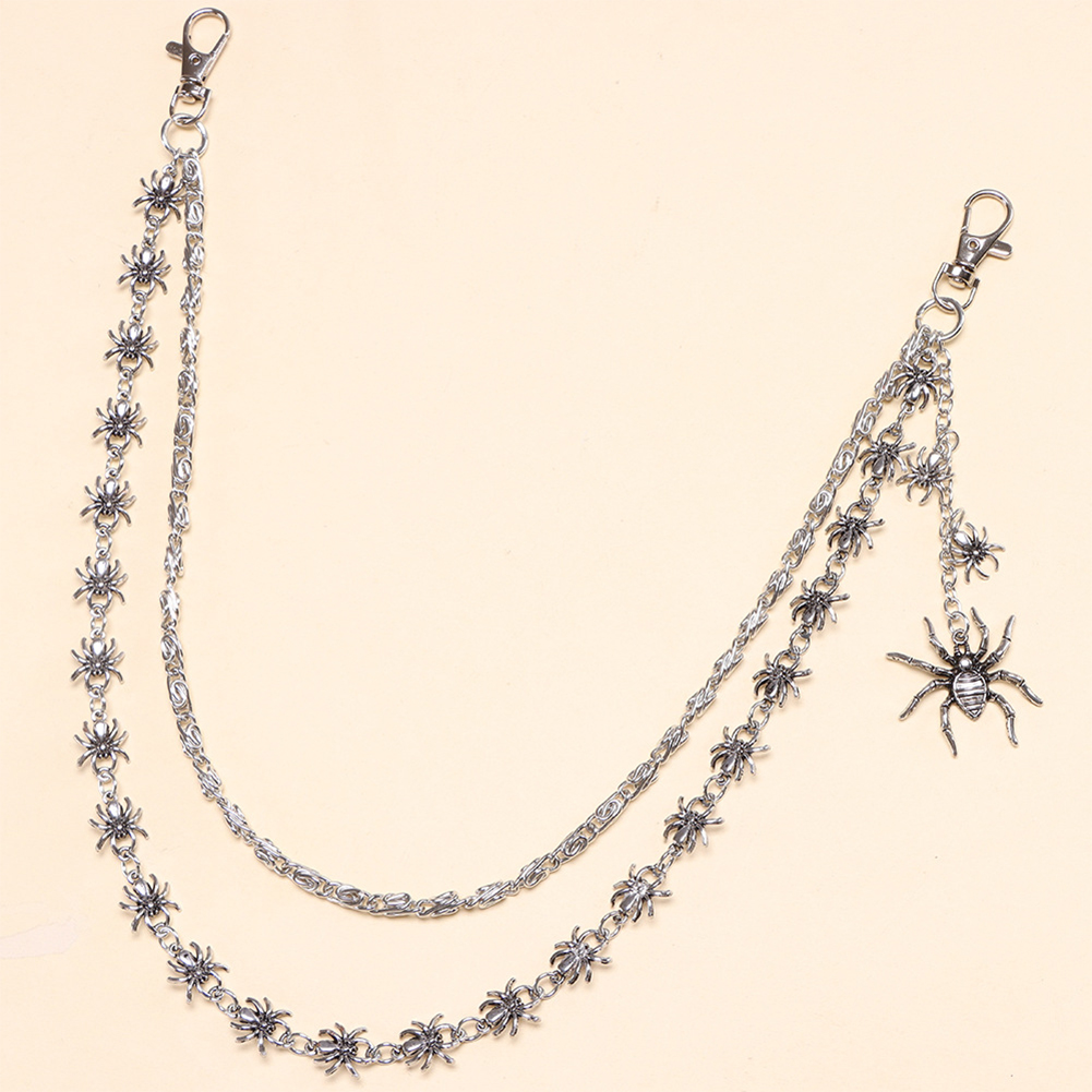 Body Jewelry Men - Spider Gothic Dark Double Layer Denim