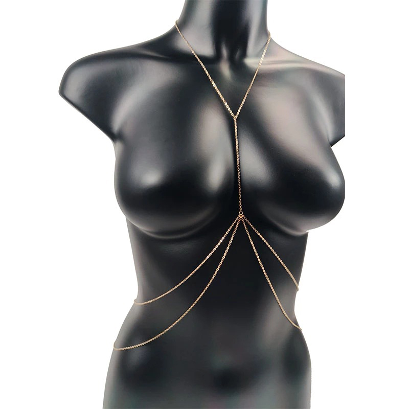 Qualiti Body Jewelry - Body Jewelry Sexy Chest Chain Bikini