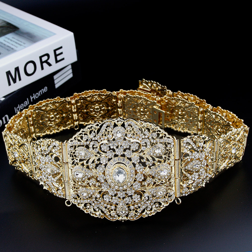 Qualiti Body Jewelry - Sunspicems Wide Morocco Belt For Women
