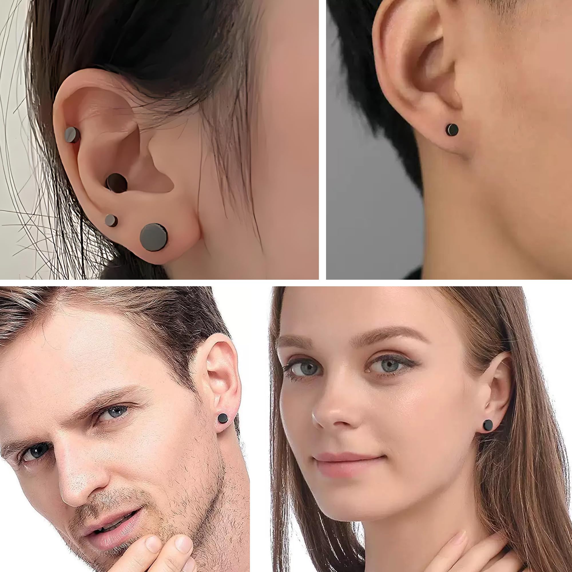 2D Flat 5pcs Stainless Steel E - огляд і ціна Tragus Flat Back