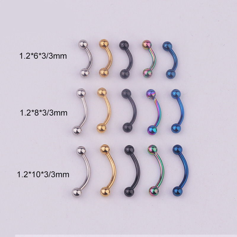 5pcs/lot 16G 316L Stainless St - огляд і ціна Body Jewelry Lot