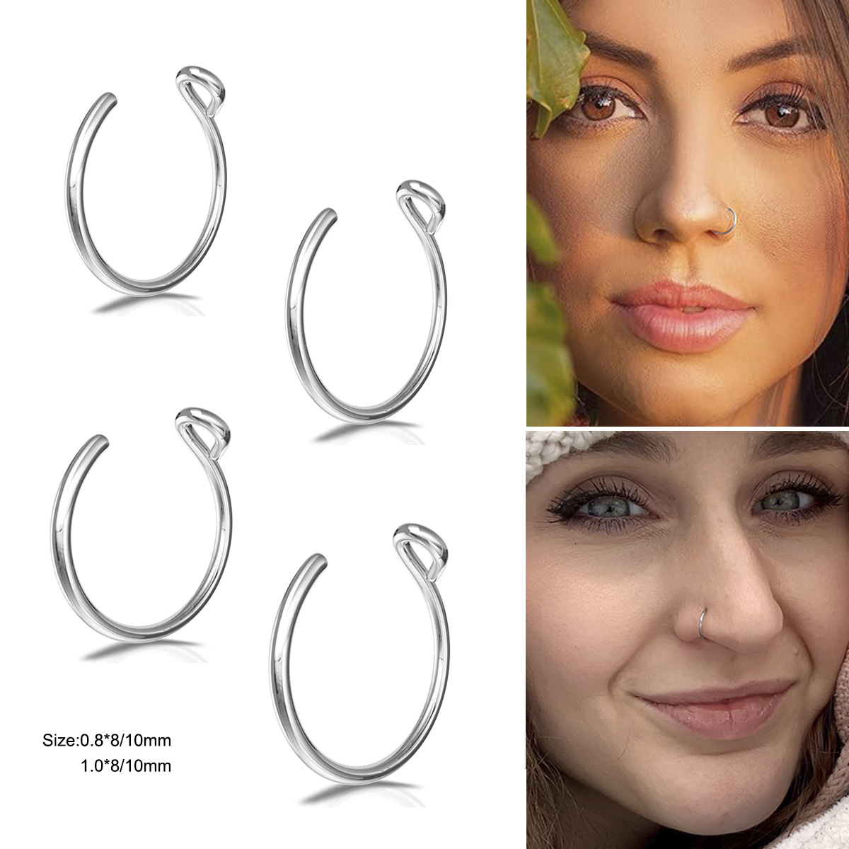 2 Pcs Stainless Steel Personal - огляд і ціна Body Jewelry Metal Types