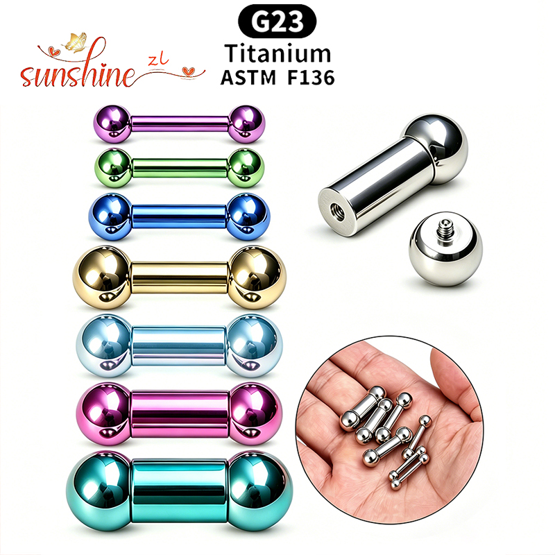 Implant Grade Titanium ASTM F1 - огляд і ціна Body Jewelry Internally Threaded