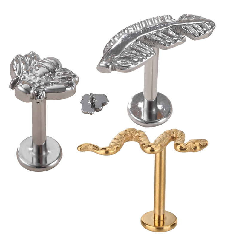 G23 Titanium Snake/bee/feather - огляд і ціна Body Jewelry Metal Types