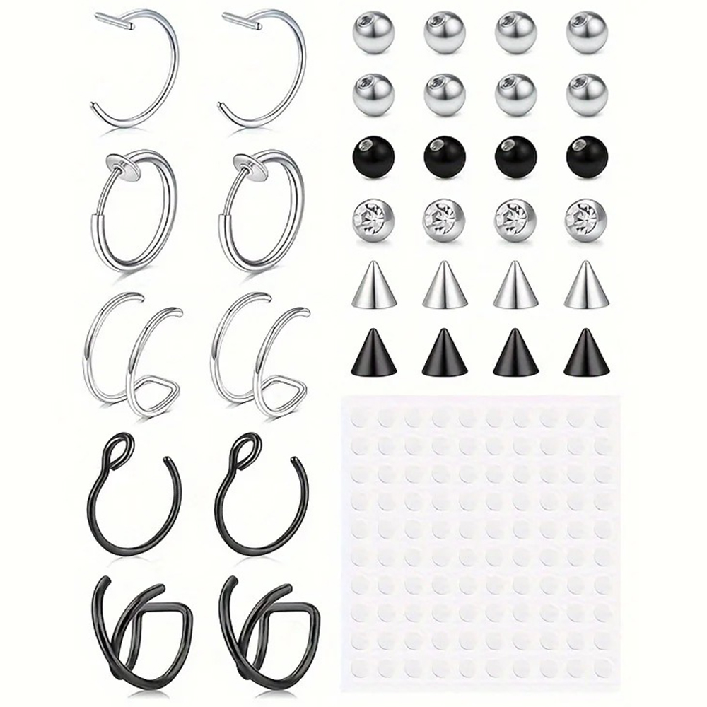 Fake Piercings Fake Lip Ring F - огляд і ціна Body Jewelry Nose Ring