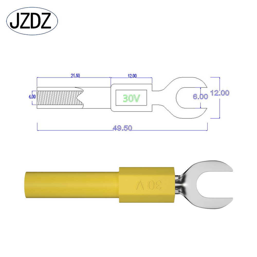 JZDZ 10PCS 6MM Insulated Fork  - огляд і ціна Body Jewelry 4 U