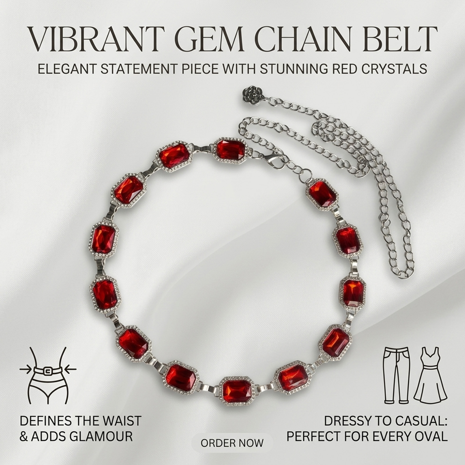 Bohemian Style Square Glass Rh - огляд і ціна Qualiti Body Jewelry