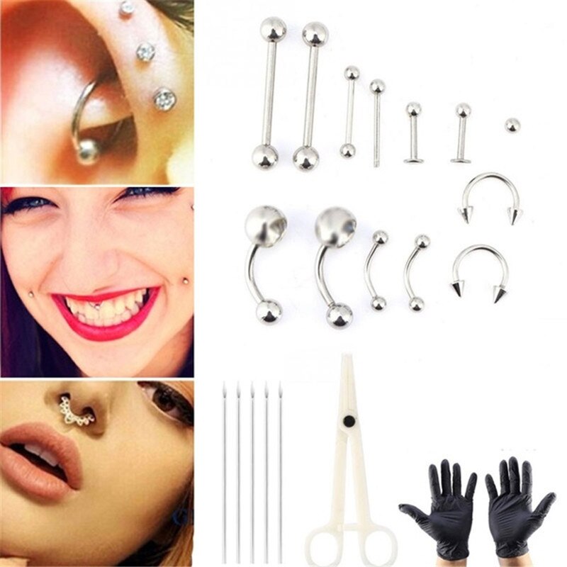 1 Set Disposable Professional  - огляд і ціна Body Jewelry Lot