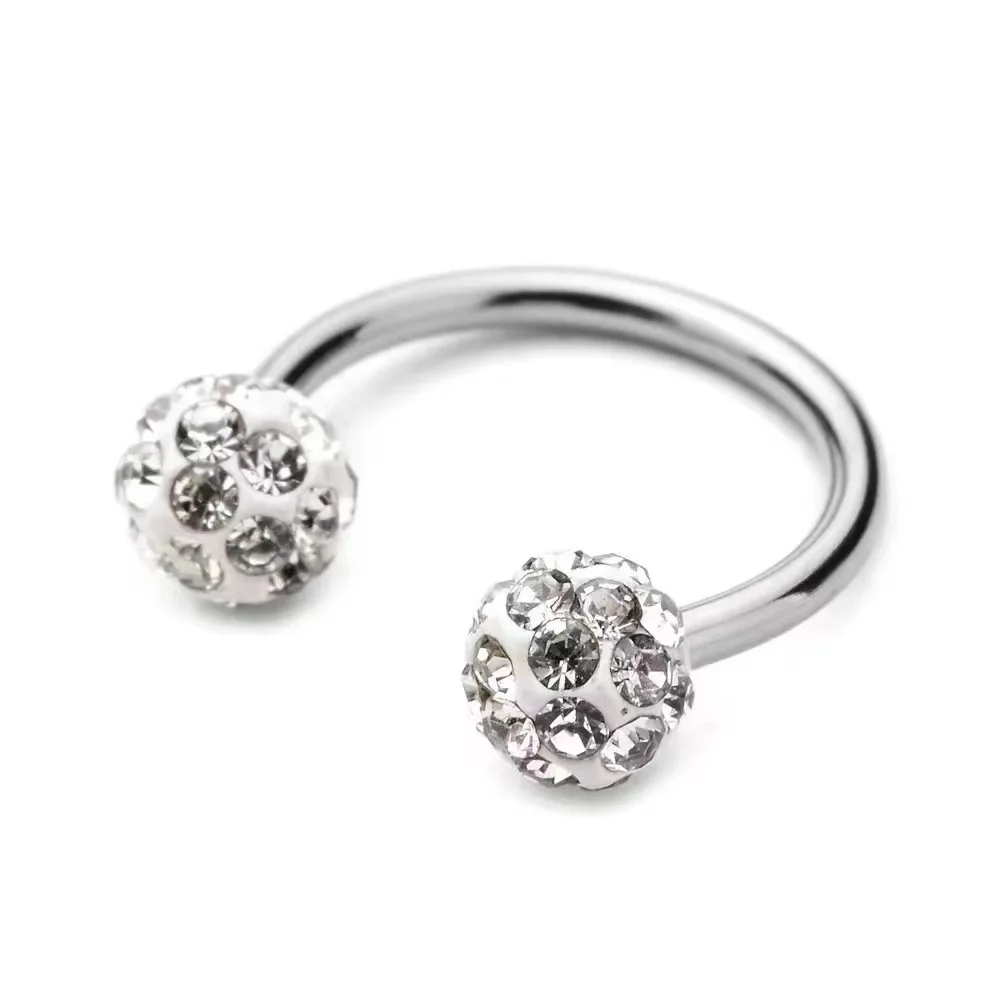 5pc Stainless Steel Rhinestone - огляд і ціна Body Jewelry Metal Types
