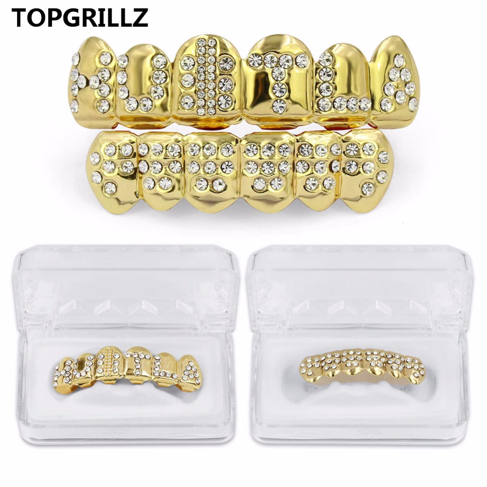 TOPGRILLZ Gold Color Plated Ic - огляд і ціна Body Jewelry Lot