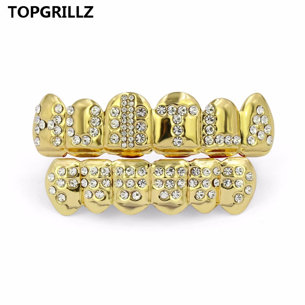 TOPGRILLZ Gold Color Plated Ic - огляд і ціна Body Jewelry Lot