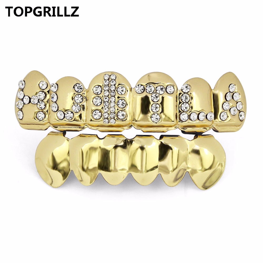 TOPGRILLZ Gold Color Plated Ic - огляд і ціна Body Jewelry Lot