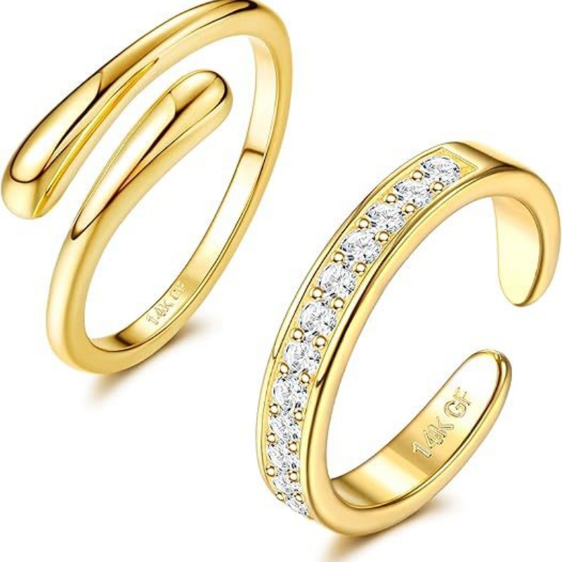 14K Gold-Plated Adjustable Zir - огляд і ціна Body Jewelry Lot