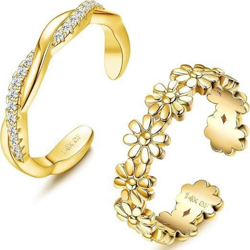 14K Gold-Plated Adjustable Zir - огляд і ціна Body Jewelry Lot
