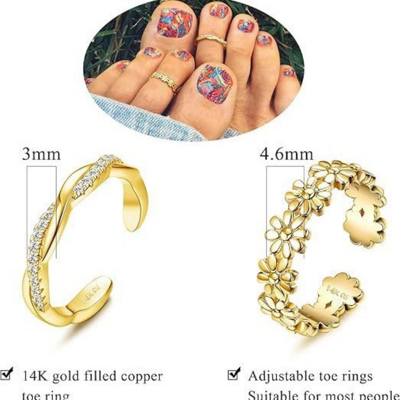 14K Gold-Plated Adjustable Zir - огляд і ціна Body Jewelry Lot