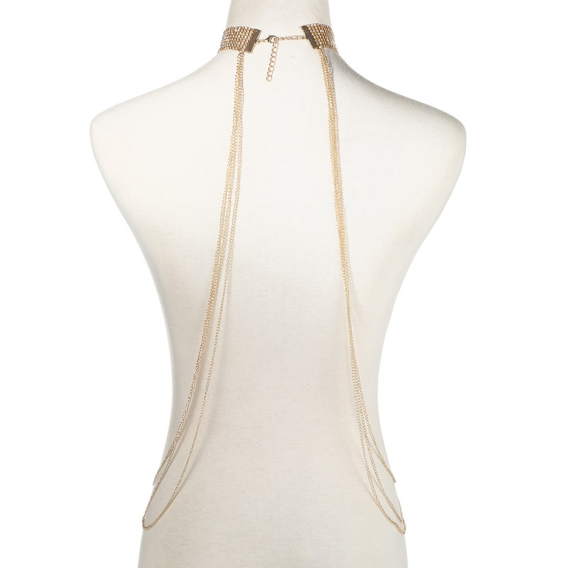 Gold Color Body Chain Women  R - огляд і ціна Qualiti Body Jewelry