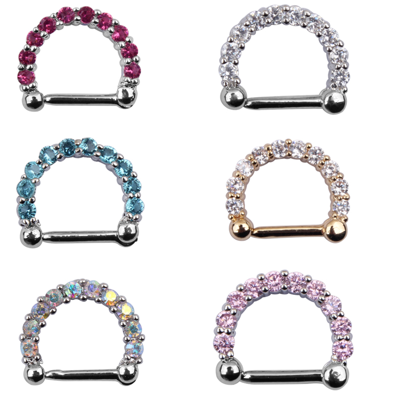 1pcs Hoop Clip On Nose Septum  - огляд і ціна Body Jewelry Nose Ring