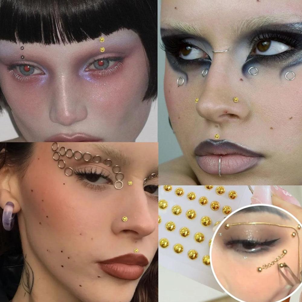 661Pcs Set Face Fake Piercings - огляд і ціна Body Jewelry Nose Ring