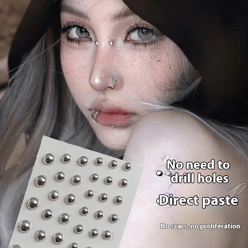 321pcs Non Piercing Lip Studs  - огляд і ціна Body Jewelry Nose Ring
