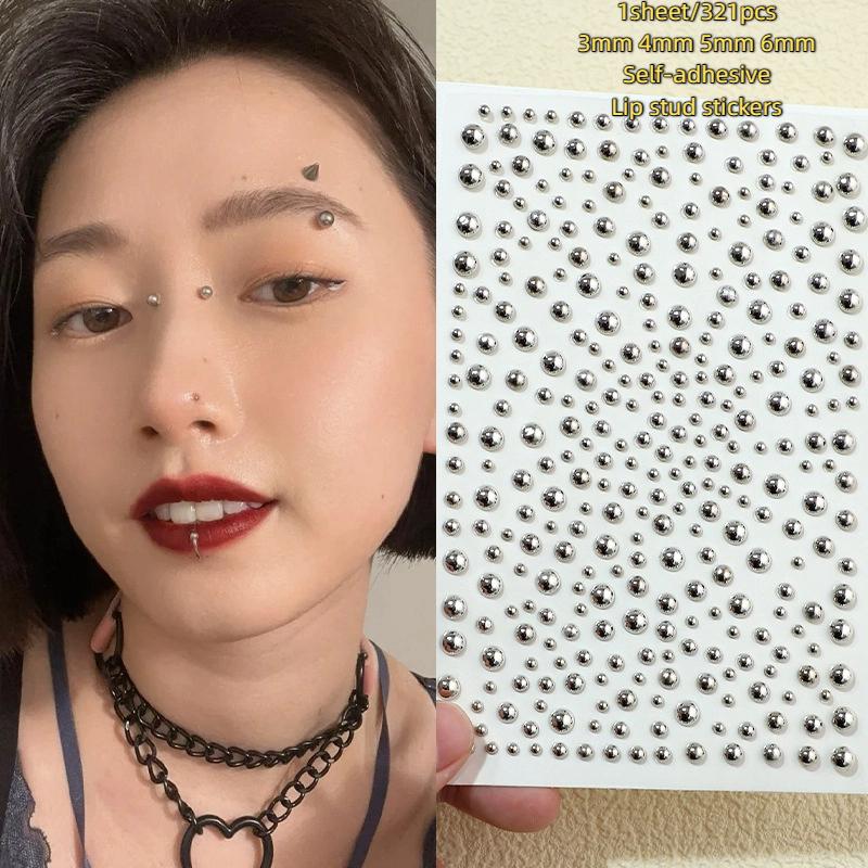 321pcs Non Piercing Lip Studs  - огляд і ціна Body Jewelry Nose Ring