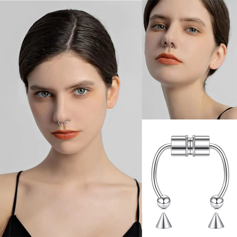 Fake Piercing Nose Ring Hoop S - огляд і ціна Body Jewelry Nose Ring