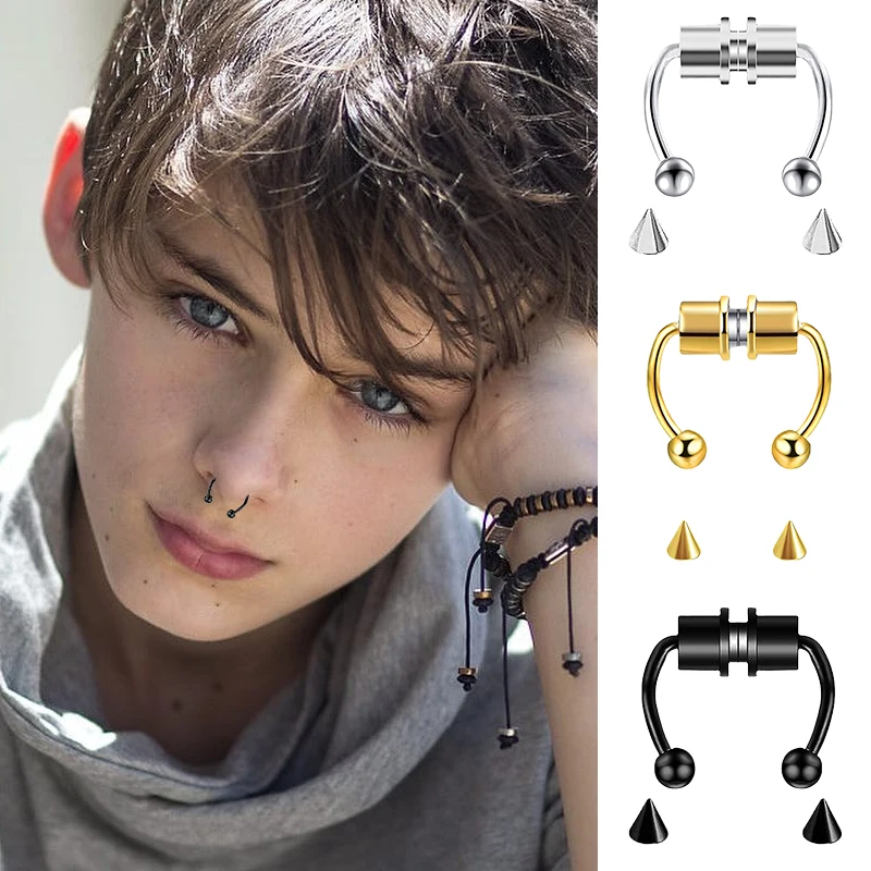 Fake Piercing Nose Ring Hoop S - огляд і ціна Body Jewelry Nose Ring