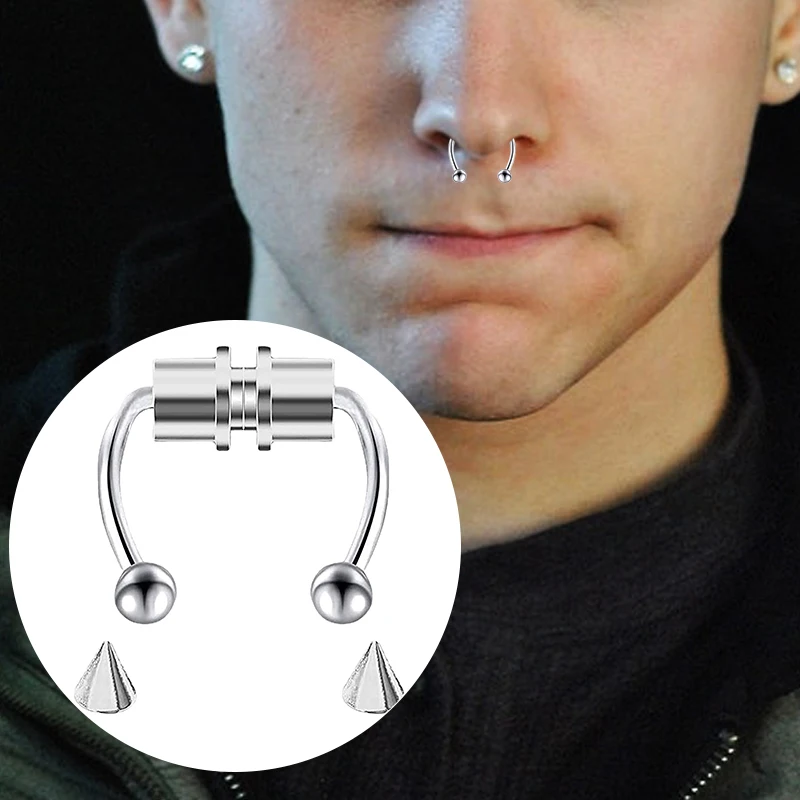 Fake Piercing Nose Ring Hoop S - огляд і ціна Body Jewelry Nose Ring