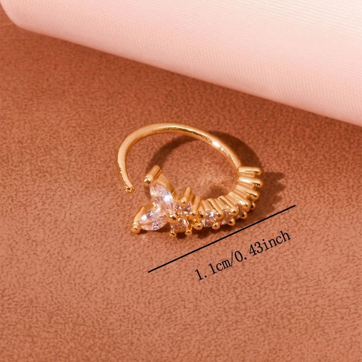 1PC Y - Shape Design No Pierci - огляд і ціна Body Jewelry Nose Ring