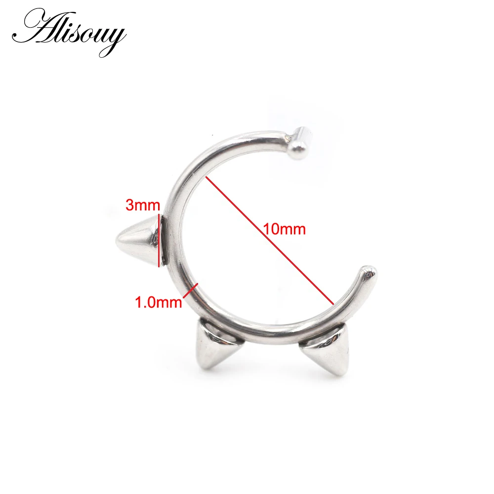 1 Piece Stainless Steel Nose R - огляд і ціна Body Jewelry Metal Types