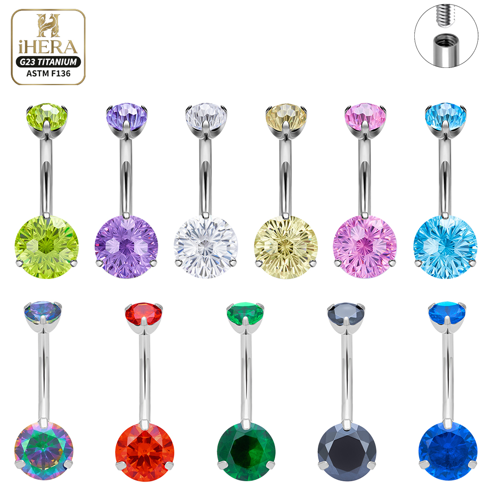 G23 Titanium Internally Thread - огляд і ціна Body Jewelry Internally Threaded