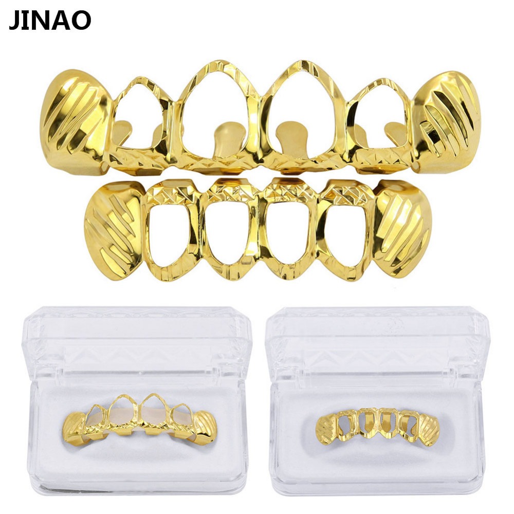 JINAO New Fit D-Cut Grillz Set - огляд і ціна Body Jewelry Lot