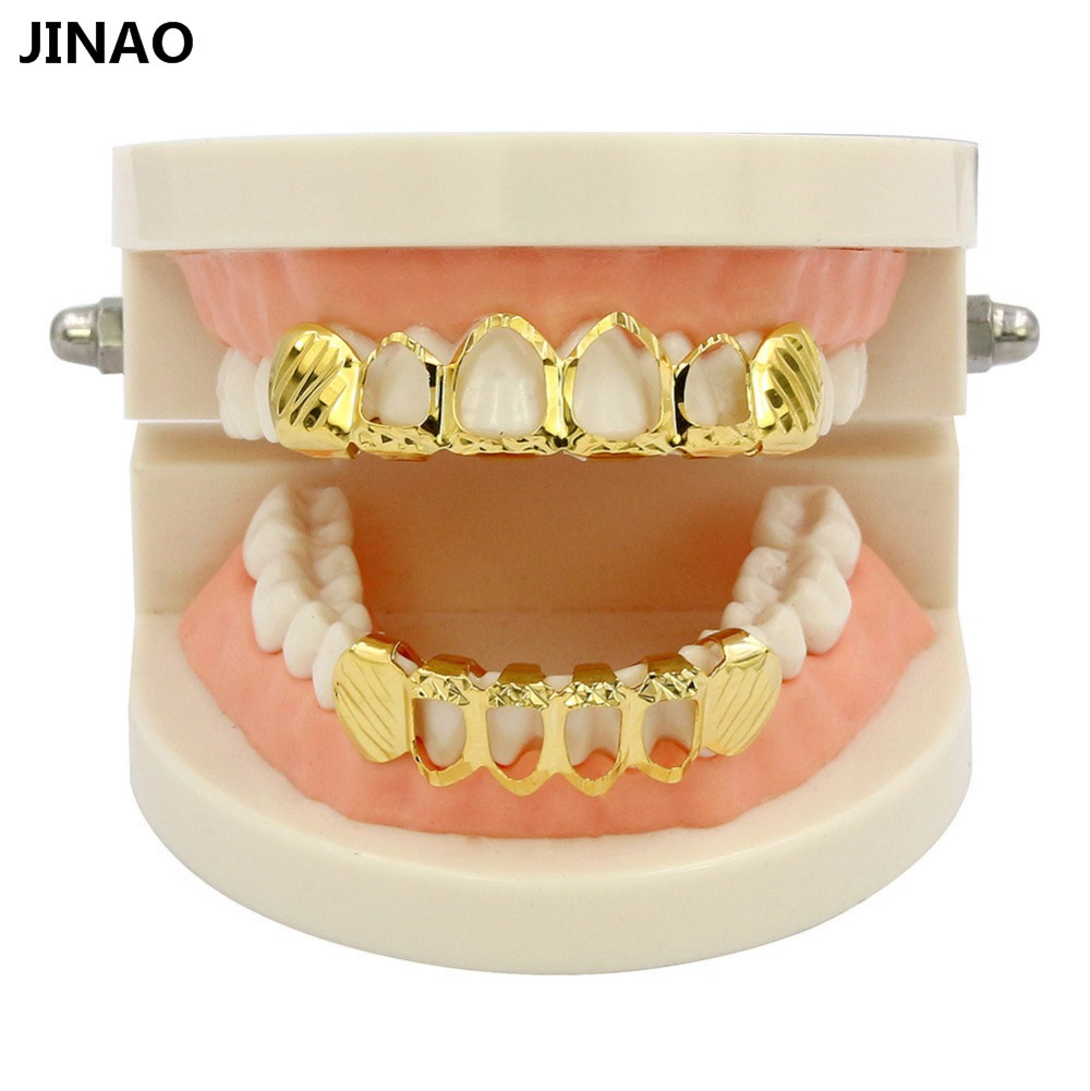 JINAO New Fit D-Cut Grillz Set - огляд і ціна Body Jewelry Lot