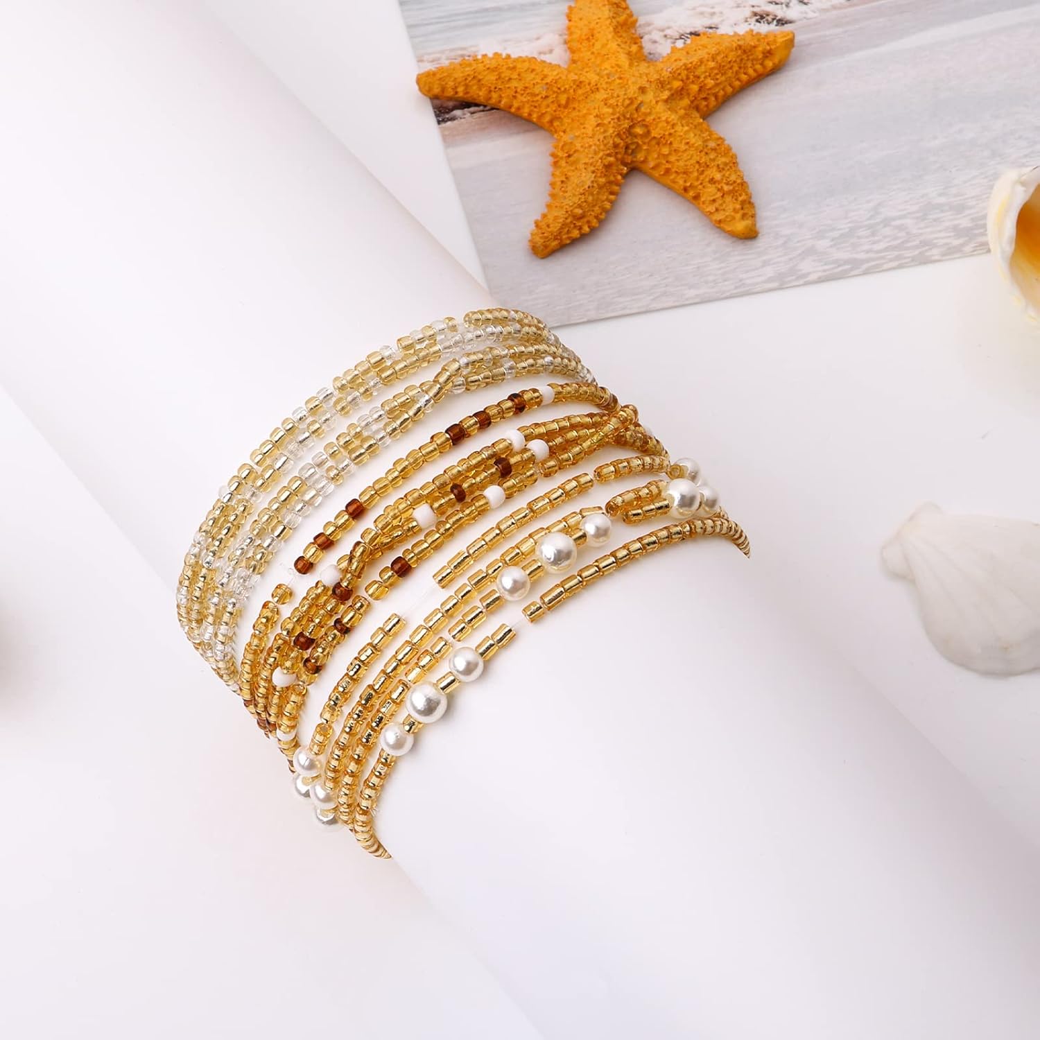 Waist Beads for Women Belly Be - огляд і ціна Body Jewelry Lot