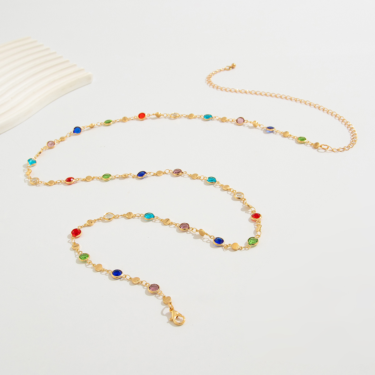 Simple Colorful Geometric Crys - огляд і ціна Qualiti Body Jewelry
