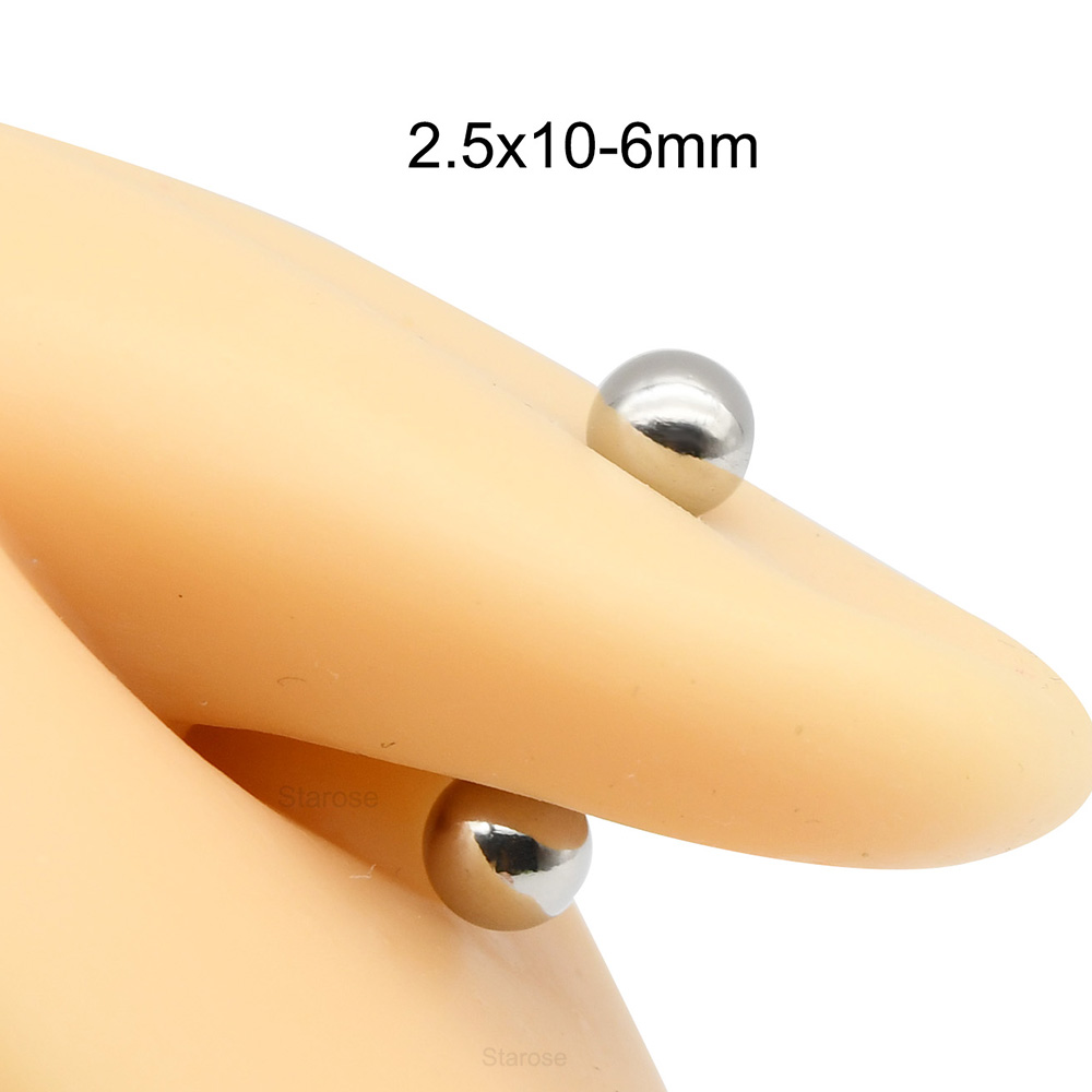 1Pc 12G-00G Stainless Steel St - огляд і ціна Body Jewelry Internally Threaded
