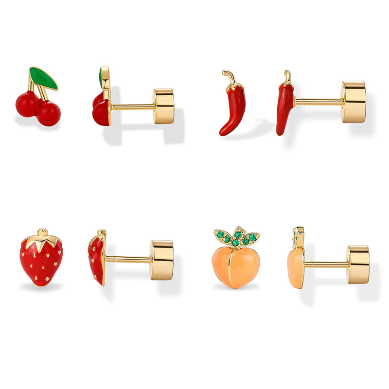 2pcs Cartilage Earrings Stud f - огляд і ціна Tragus Flat Back