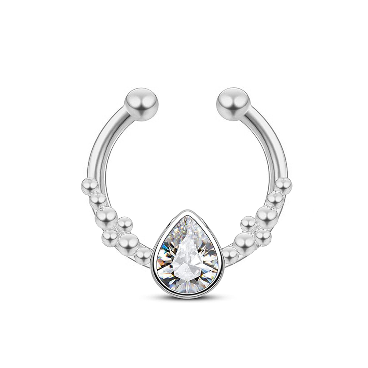 Stainless Steel Horseshoe Wate - огляд і ціна Body Jewelry Nose Ring