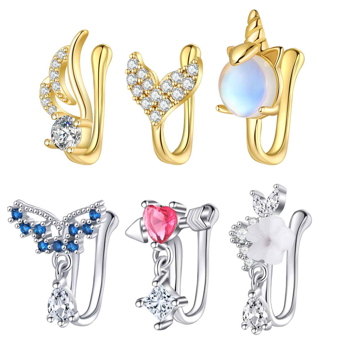 Fake Nose Piercing Jewelry Hig - огляд і ціна Body Jewelry Nose Ring