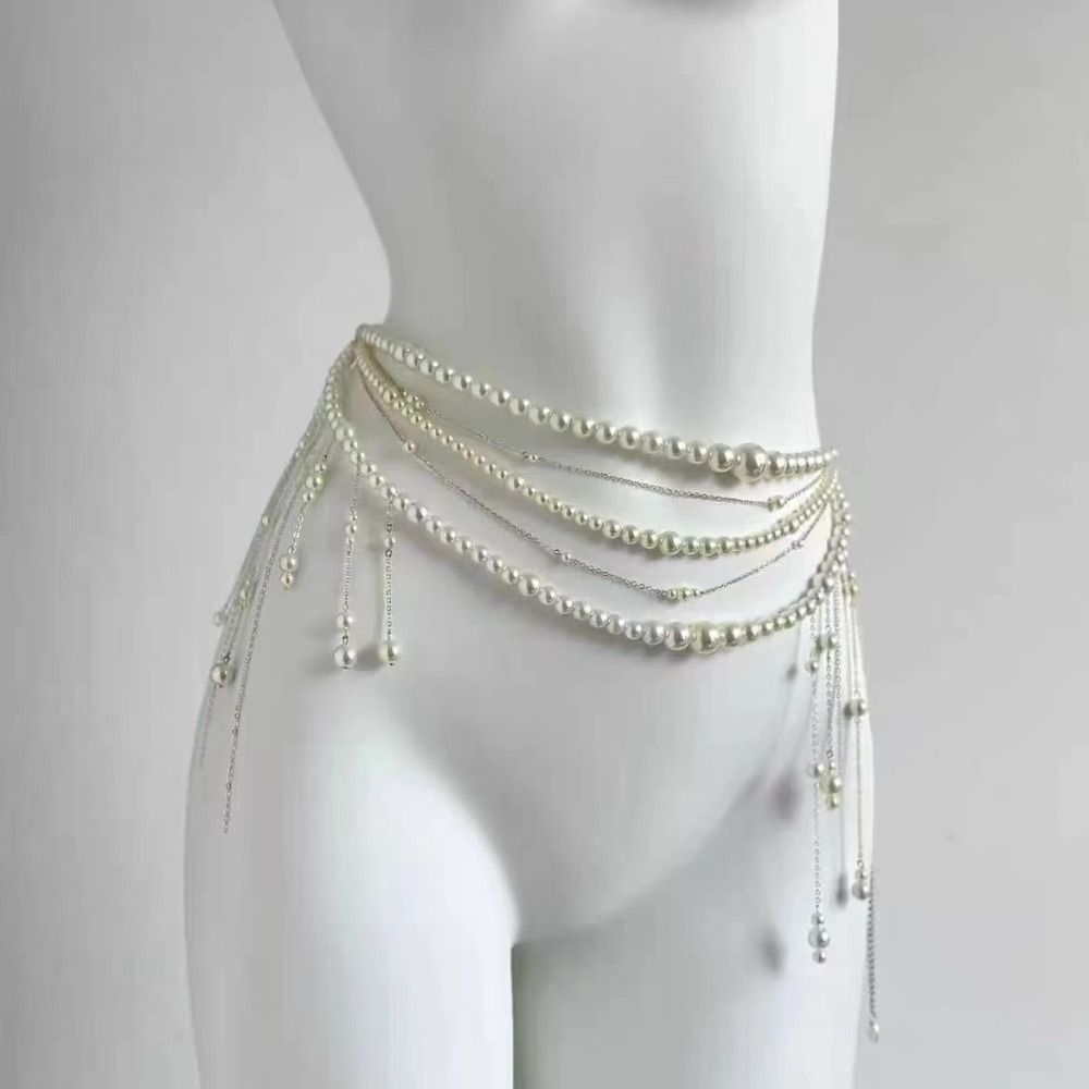 Fashion Elegant Pearl Waist Ch - огляд і ціна Qualiti Body Jewelry