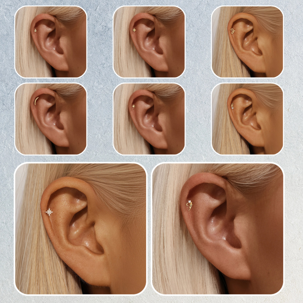Canner 925 Sterling Silver Hel - огляд і ціна Tragus Flat Back