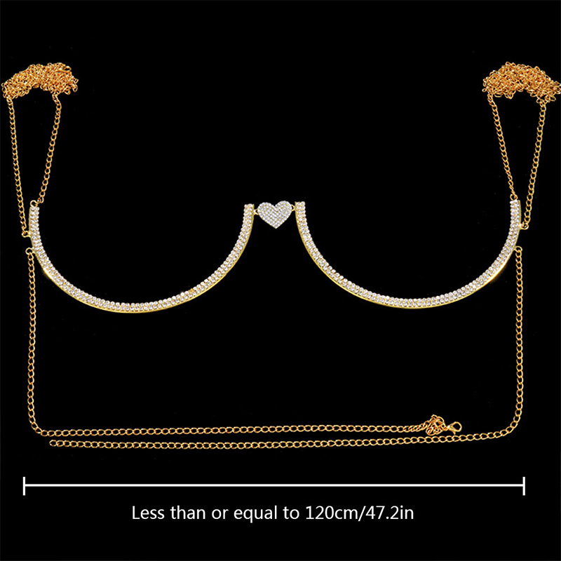Stonefans Heart Rhinestone Che - огляд і ціна Qualiti Body Jewelry