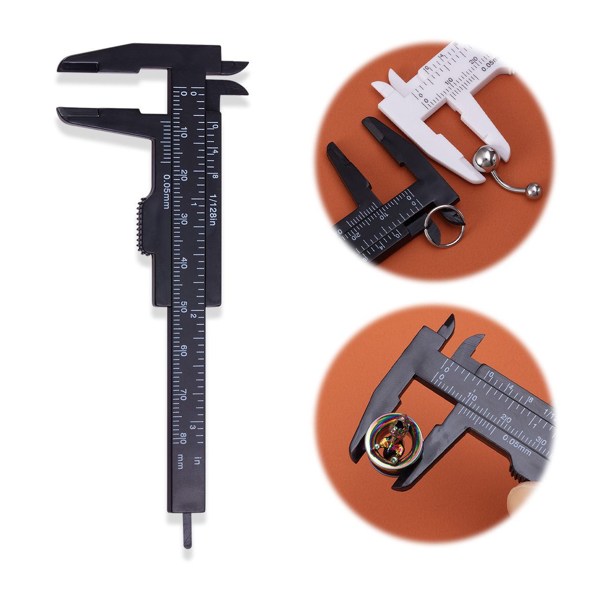 0-80mm Sliding Vernier Caliper - огляд і ціна Body Jewelry Measurements